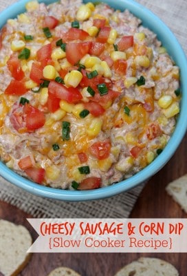 http://www.happygoluckyblog.com/wp-content/uploads/2016/01/Cheesey-Sausage-and-Corn-Dip-272x400.jpg
