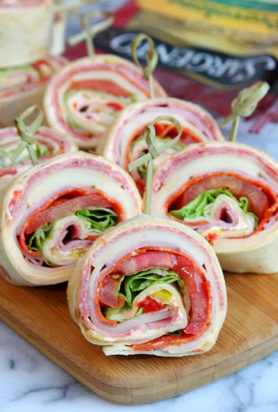 Italian Sandwich Roll-Ups - Happy-Go-Lucky