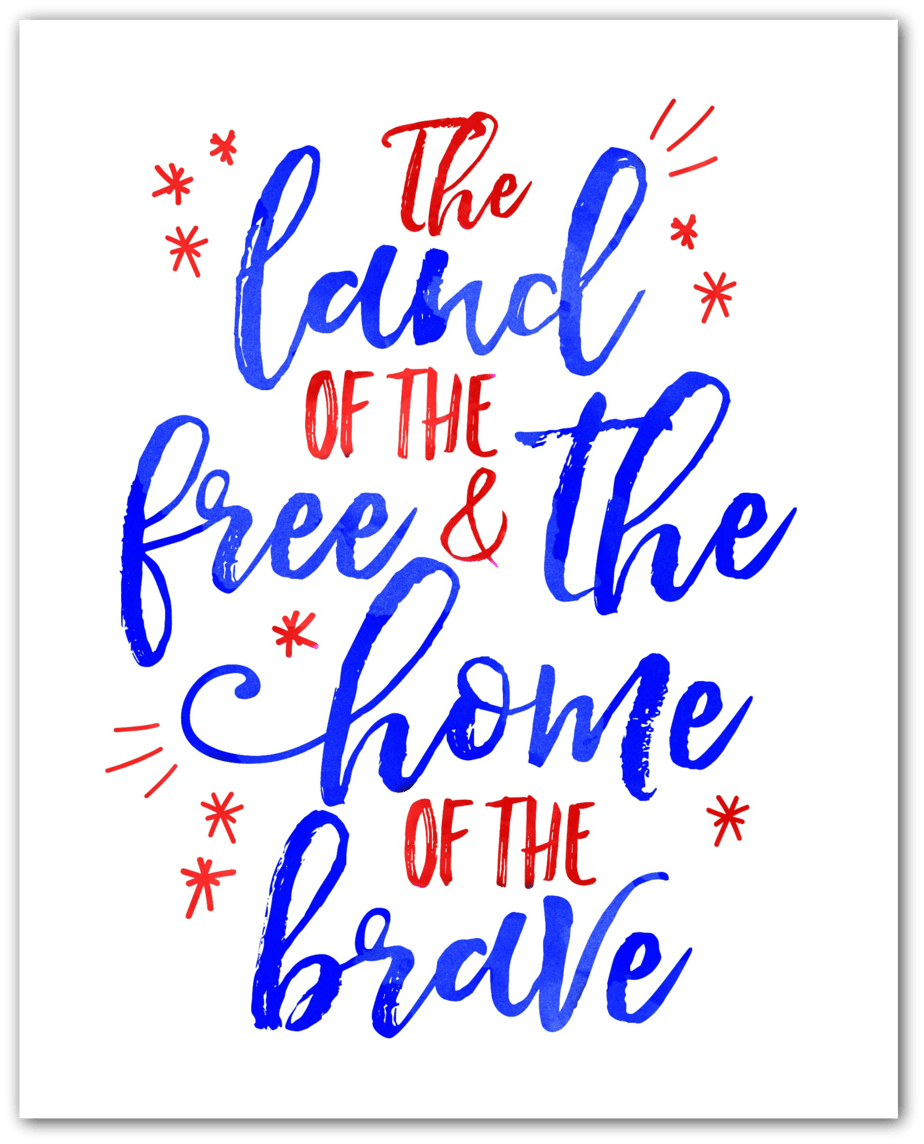 Fourth of July Free Printables
