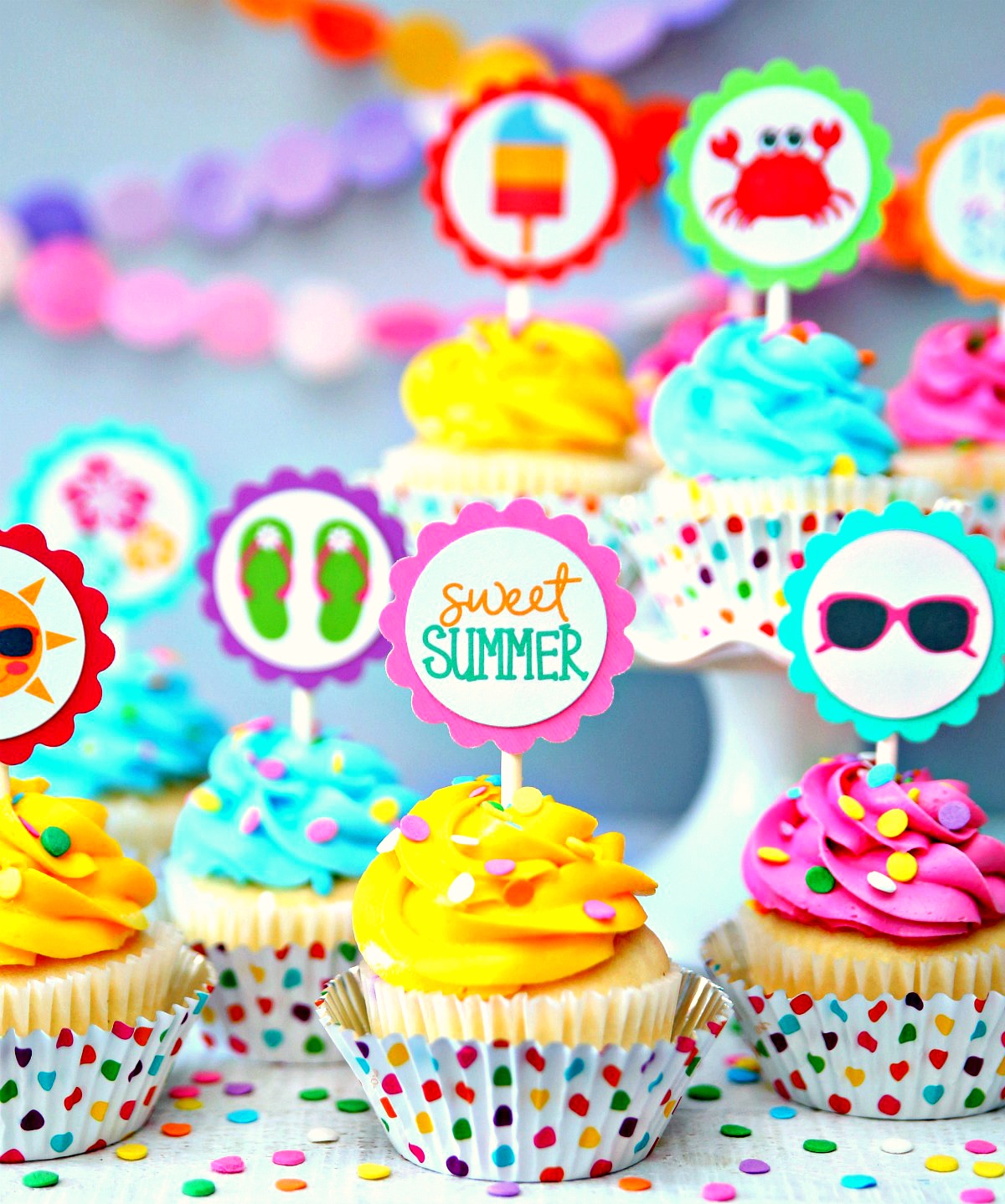Free Printables Have A Sweet Summer Cupcake