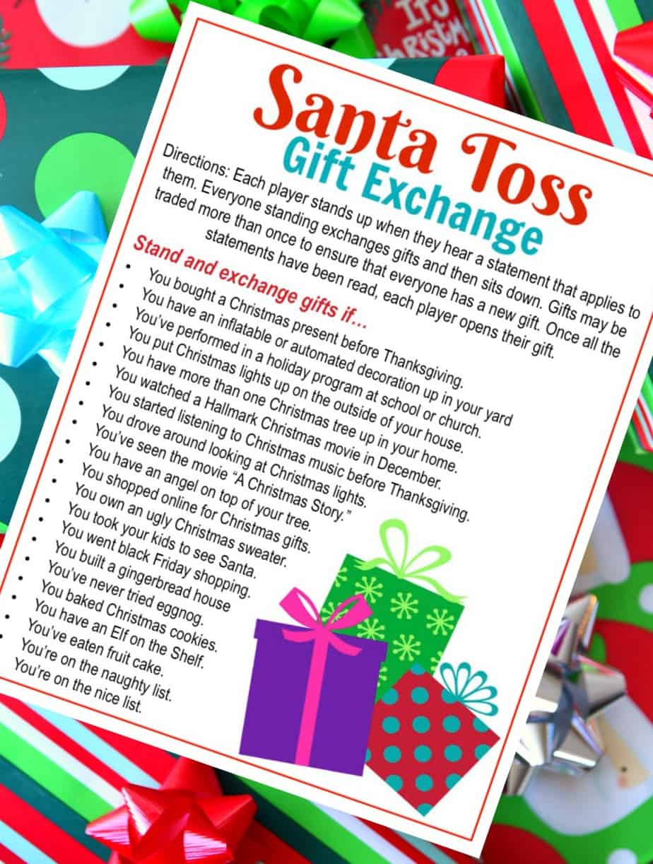 https://www.happygoluckyblog.com/wp-content/uploads/2017/12/Santa-Toss-Gift-Exchange.jpg