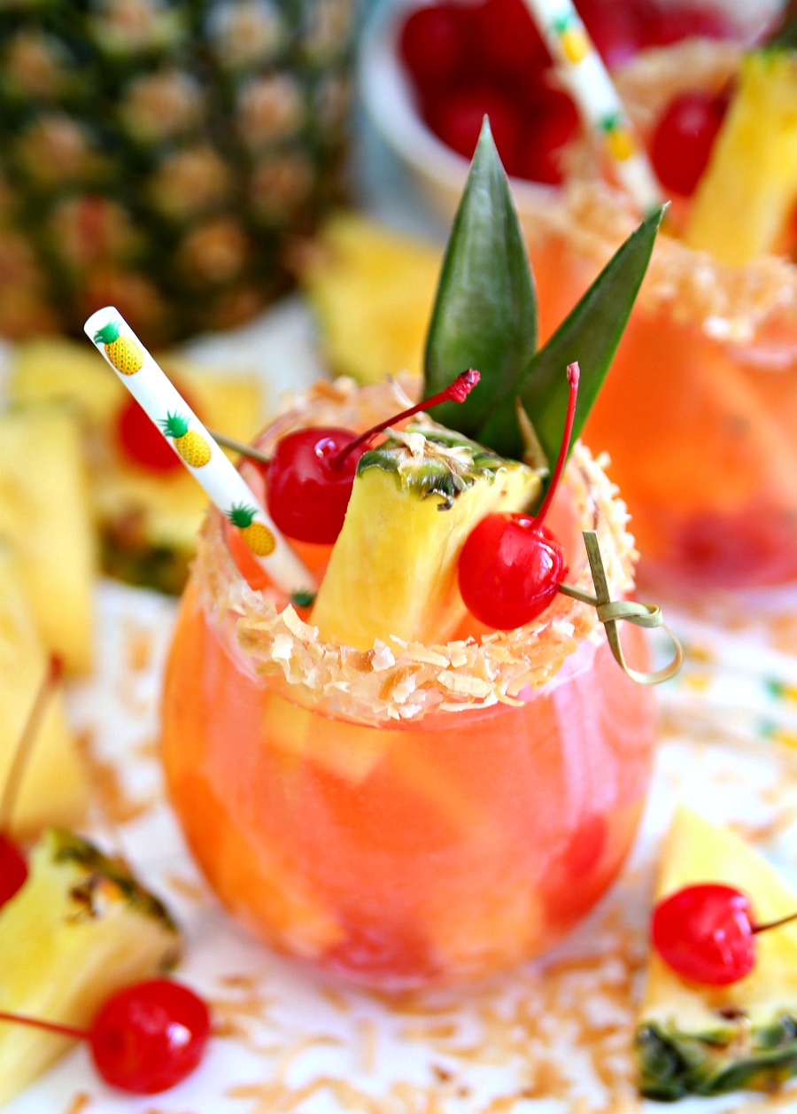 Sparkling Pina Colada Rum Punch Happy Go Lucky,Big Flowers Plants