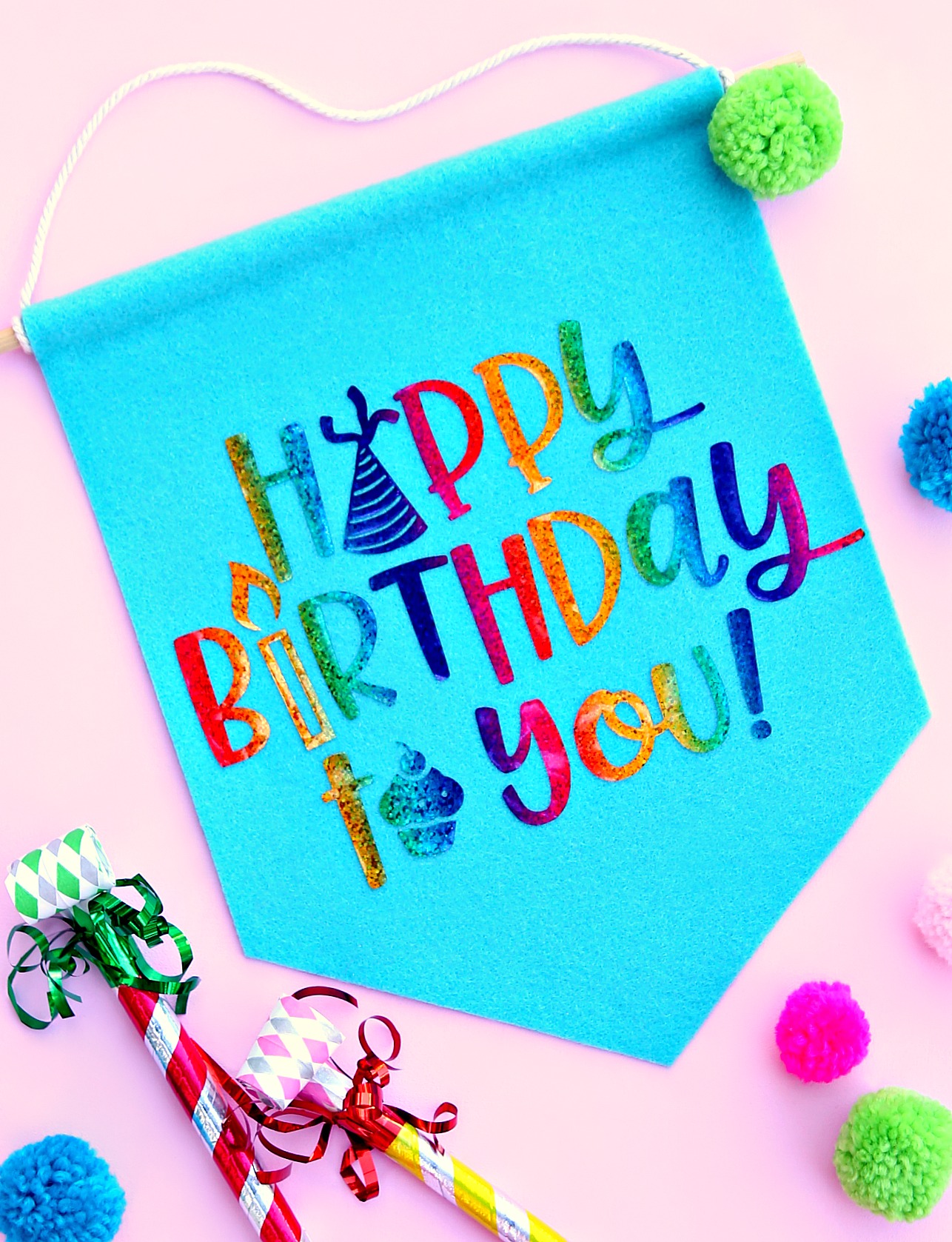 Download Free Birthday Cut File - Happy Birthday to You! - Happy-Go-Lucky