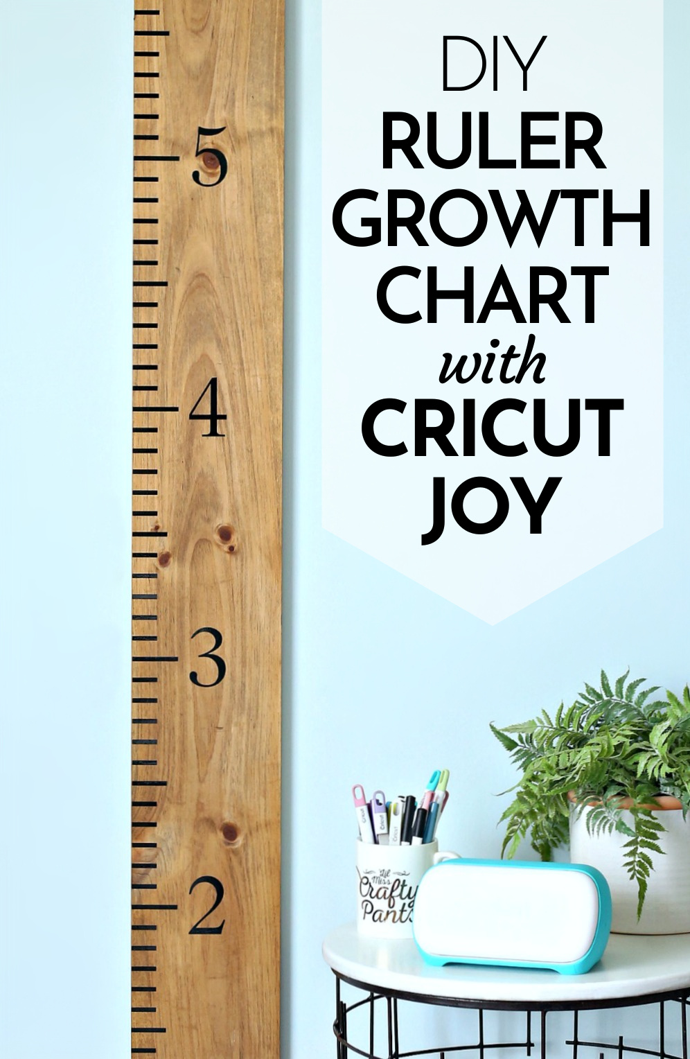 Download Diy Ruler Growth Chart With Cricut Joy Happy Go Lucky SVG, PNG, EPS, DXF File